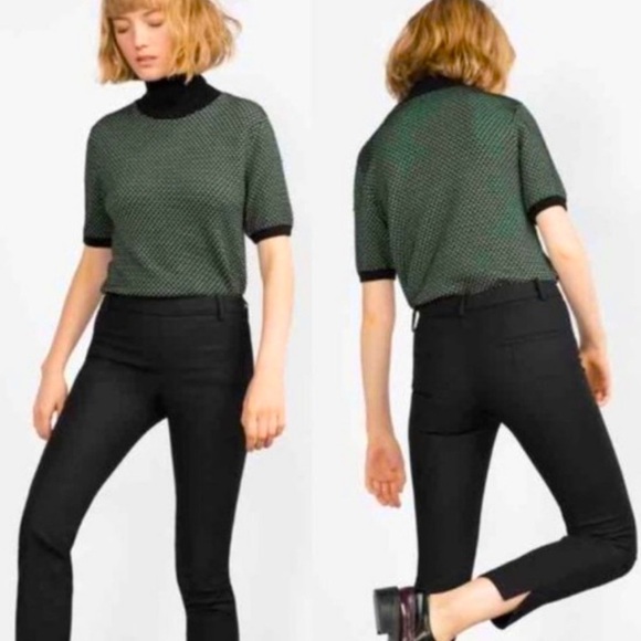 Zara Black Skinny Fit Pants - Picture 1 of 6